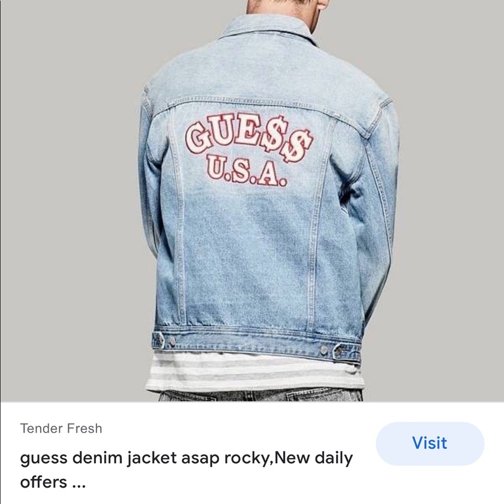 Guess x asap rocky oversize